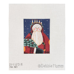 Melissa Shirley Designs Debbie Mumm Candlelight Santa Needlepoint Canvas