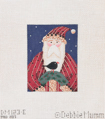 Melissa Shirley Designs Debbie Mumm Crow Santa Needlepoint Canvas