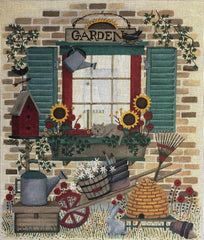 Melissa Shirley Designs Debbie Mumm Garden Window Needlepoint Canvas