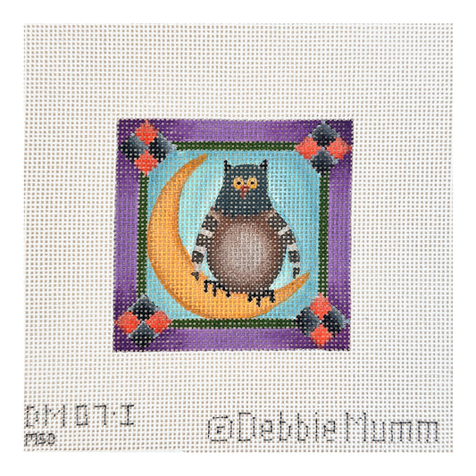 Melissa Shirley Designs Debbie Mumm Owl and Moon Needlepoint Canvas