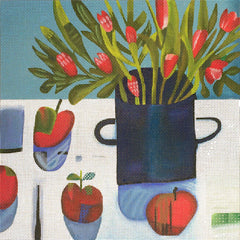 Melissa Shirley Designs Este MacLeod Apple Needlepoint Canvas