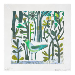 Melissa Shirley Designs Este MacLeod Winter Bird Needlepoint Canvas