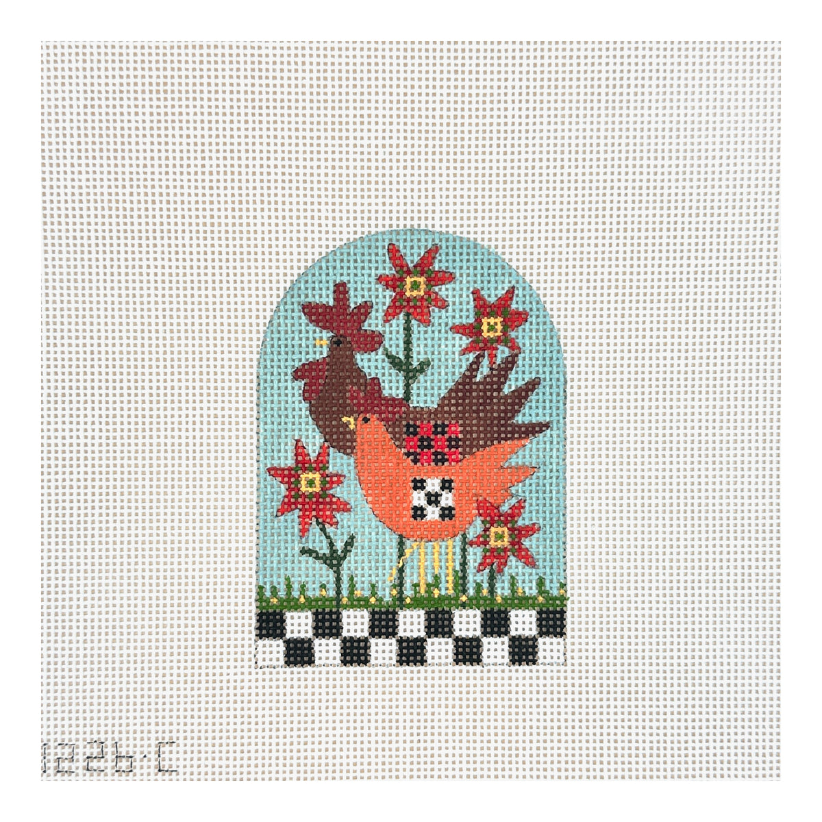 Melissa Shirley Designs Farm Ark Chickens Needlepoint Canvas