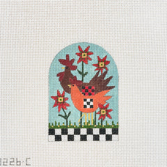 Melissa Shirley Designs Farm Ark Chickens Needlepoint Canvas