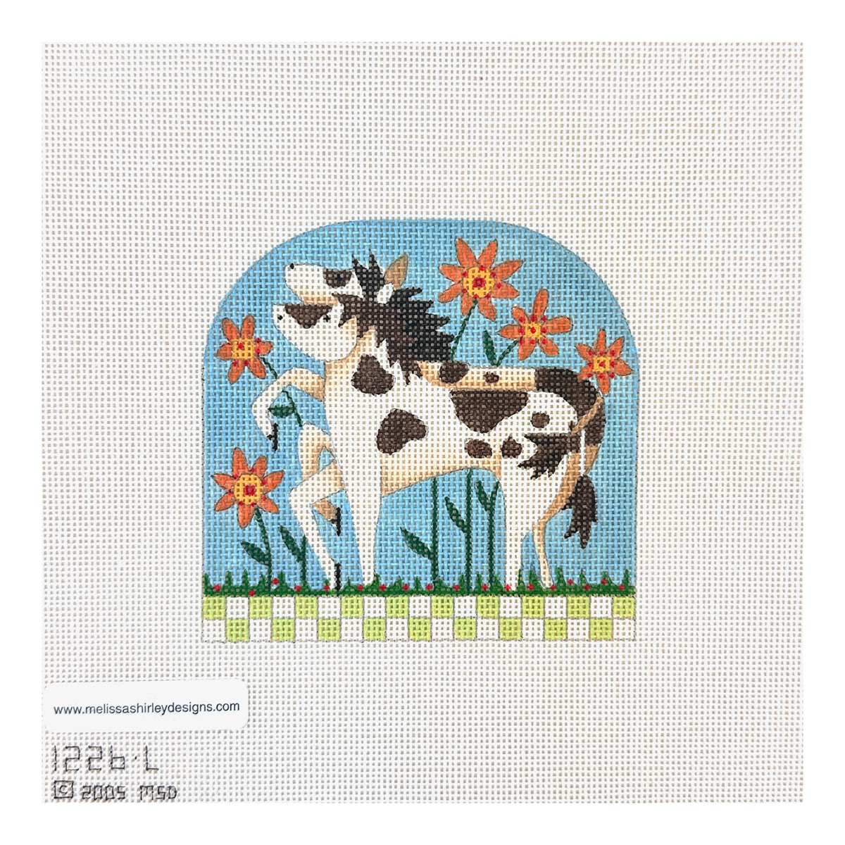 Melissa Shirley Designs Farm Ark Horses Needlepoint Canvas
