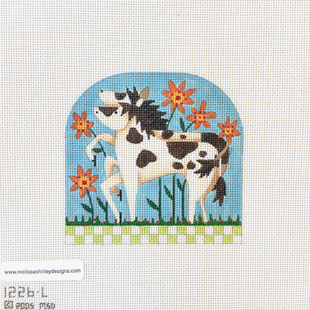 Melissa Shirley Designs Farm Ark Horses Needlepoint Canvas