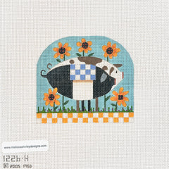 Melissa Shirley Designs Farm Ark Pigs Needlepoint Canvas