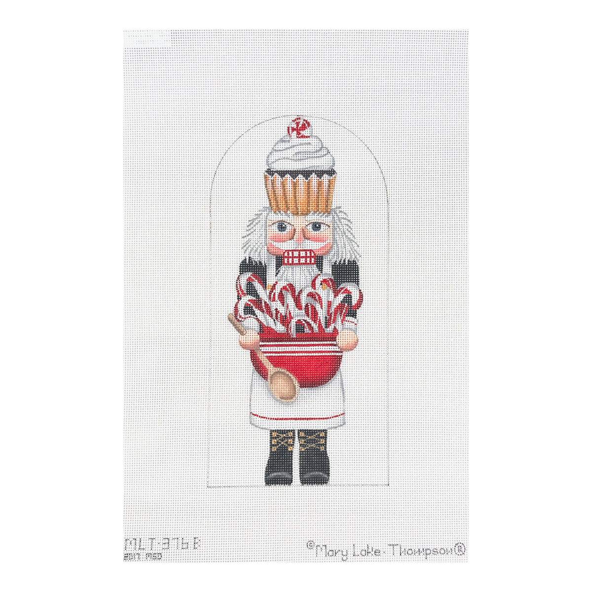 Melissa Shirley Designs Mary Lake-Thompson Cook Nutcracker Needlepoint Canvas