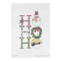 Melissa Shirley Designs Mary Lake-Thompson Ho Ho Ho Christmas Banner Needlepoint Canvas