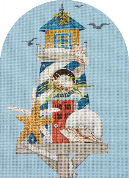Melissa Shirley Designs Mary Lake-Thompson Lighthouse Needlepoint Canvas