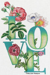 Melissa Shirley Designs Mary Lake-Thompson Love Needlepoint Canvas
