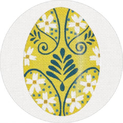 Melissa Shirley Designs Mary Lake-Thompson Mustard Egg Needlepoint Canvas