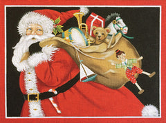 Melissa Shirley Designs Mary Lake-Thompson Santa and Toys Needlepoint Canvas