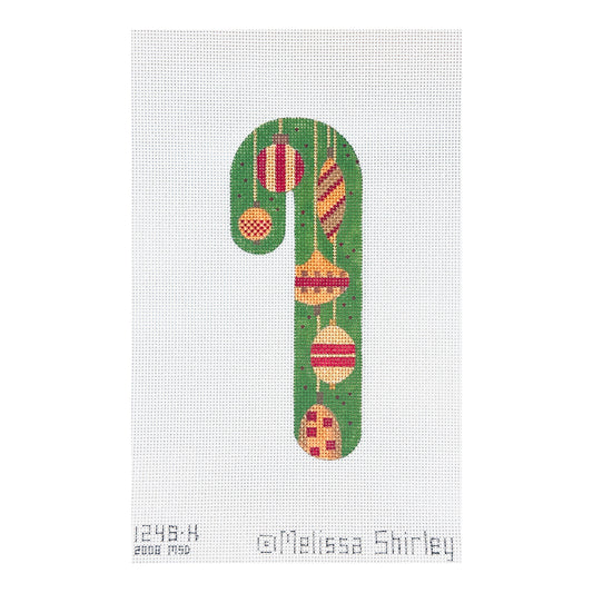 Melissa Shirley Designs Ornaments Candy Cane Needlepoint Canvas