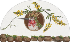 Melissa Shirley Designs Vicki Sawyer Party Window Needlepoint Canvas - Hummingbird