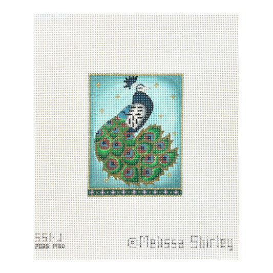Melissa Shirley Designs Peacock Needlepoint Canvas