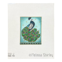 Melissa Shirley Designs Peacock Needlepoint Canvas