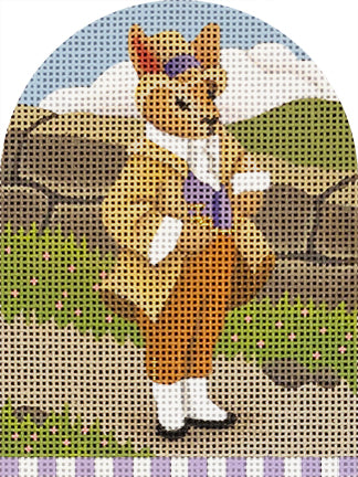 Melissa Shirley Designs Pocket Watch Bunny Needlepoint Canvas