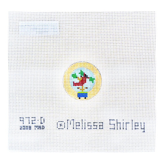 Melissa Shirley Designs Snow Globe Advent Calendar Needlepoint Canvas