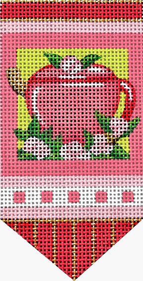 Melissa Shirley Designs Teapot Banner Needlepoint Canvas