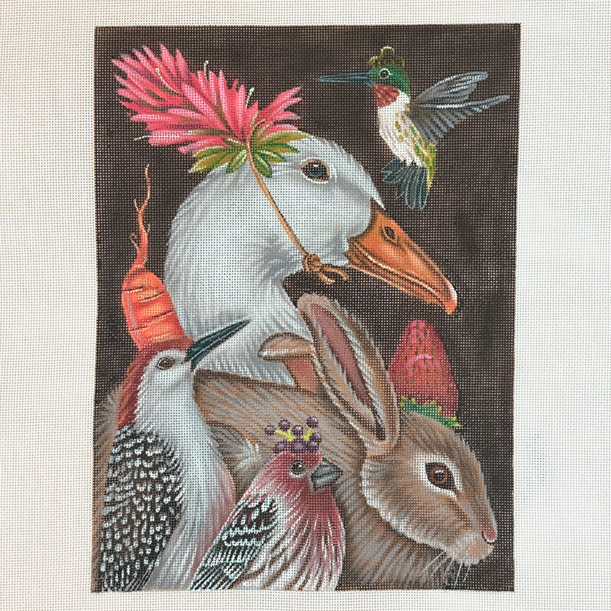 Melissa Shirley Designs Vicki Sawyer A Few Good Friends Needlepoint Canvas