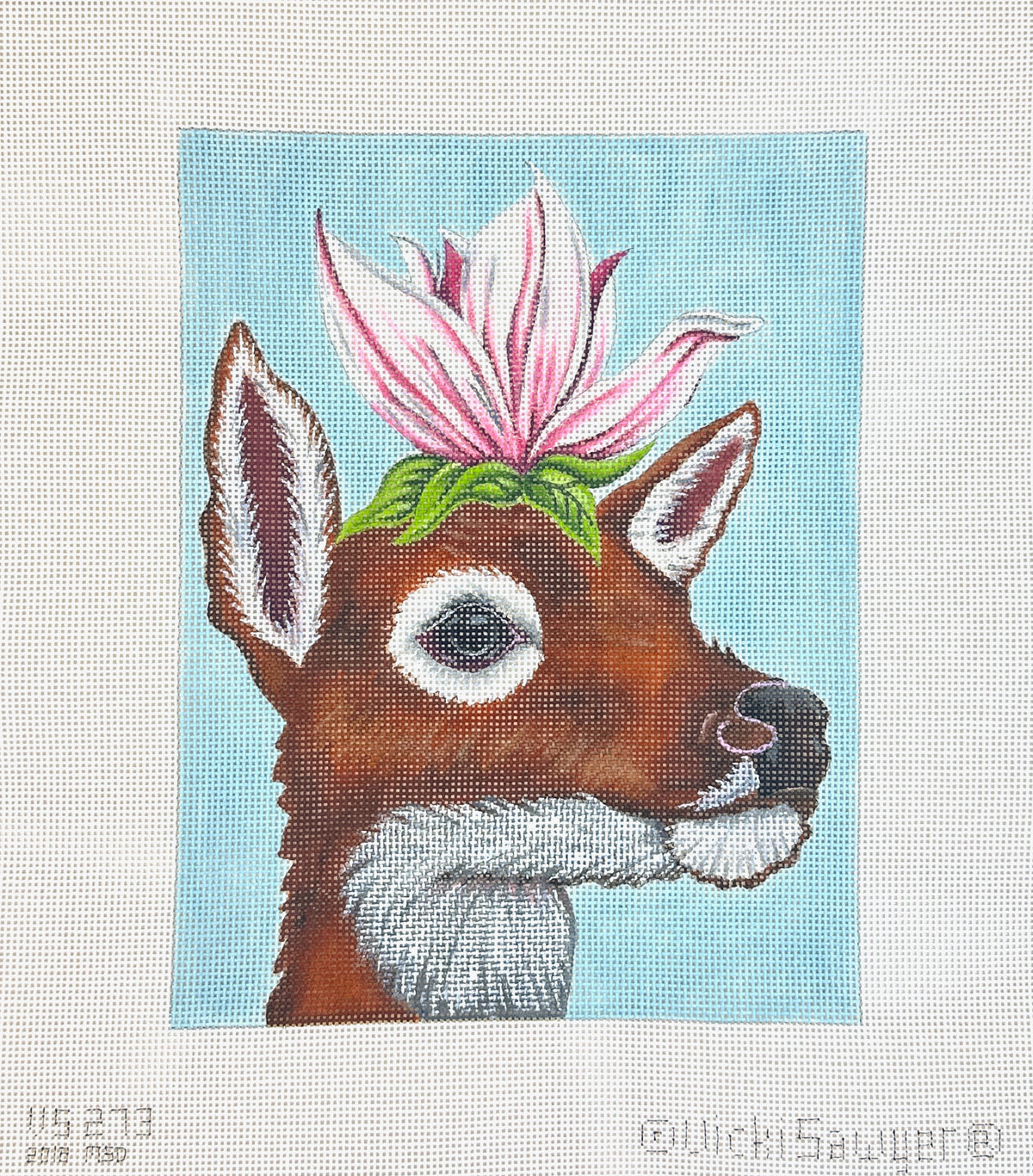 Melissa Shirley Designs Vicki Sawyer Daphne Needlepoint Canvas