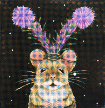 Melissa Shirley Designs Vicki Sawyer Hunter Mouse Needlepoint Canvas
