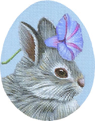 Melissa Shirley Designs Vicki Sawyer Lana the Bunny Needlepoint Canvas