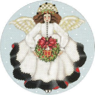 Melissa Shirley Designs White Angel Needlepoint Canvas