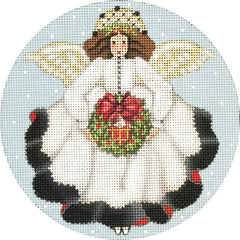 Melissa Shirley Designs White Angel Needlepoint Canvas