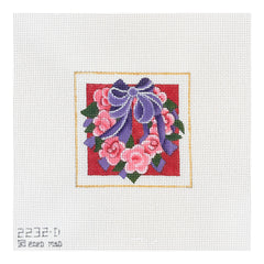 Melissa Shirley Designs Wreath Needlepoint Canvas
