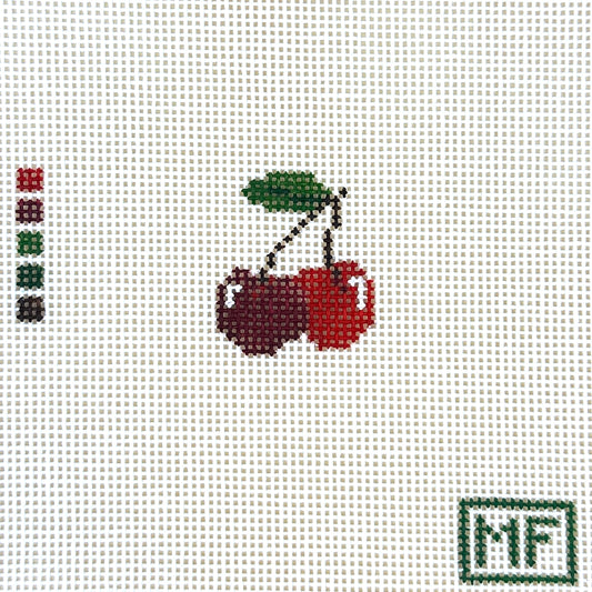 MF Needlepoint Mini Cherries Needlepoint Canvas
