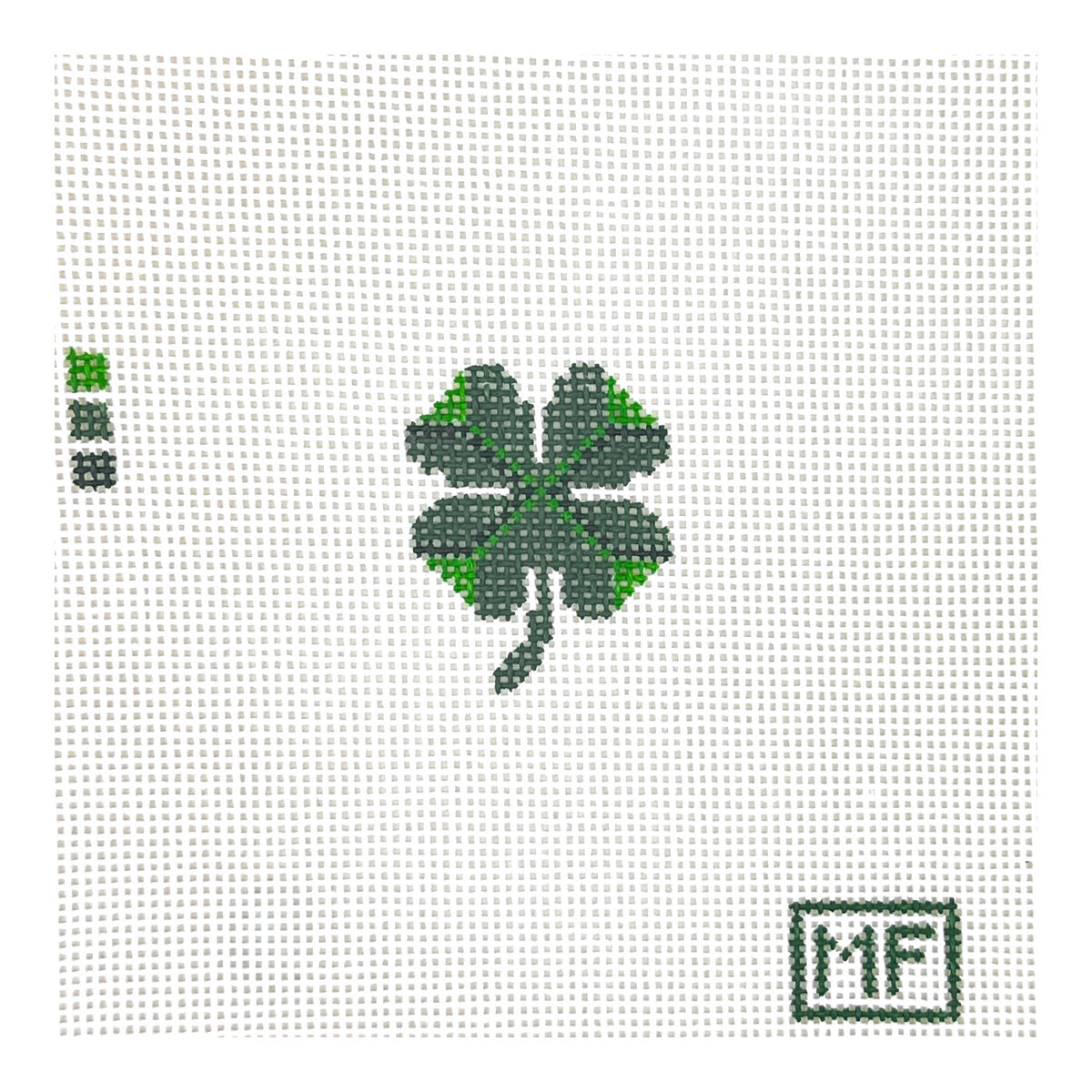 MF Needlepoint Mini Clover Needlepoint Canvas