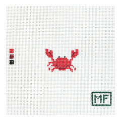 MF Needlepoint Mini Crab Needlepoint Canvas