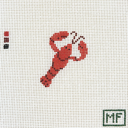 MF Needlepoint Mini Crawfish Lobster Needlepoint Canvas