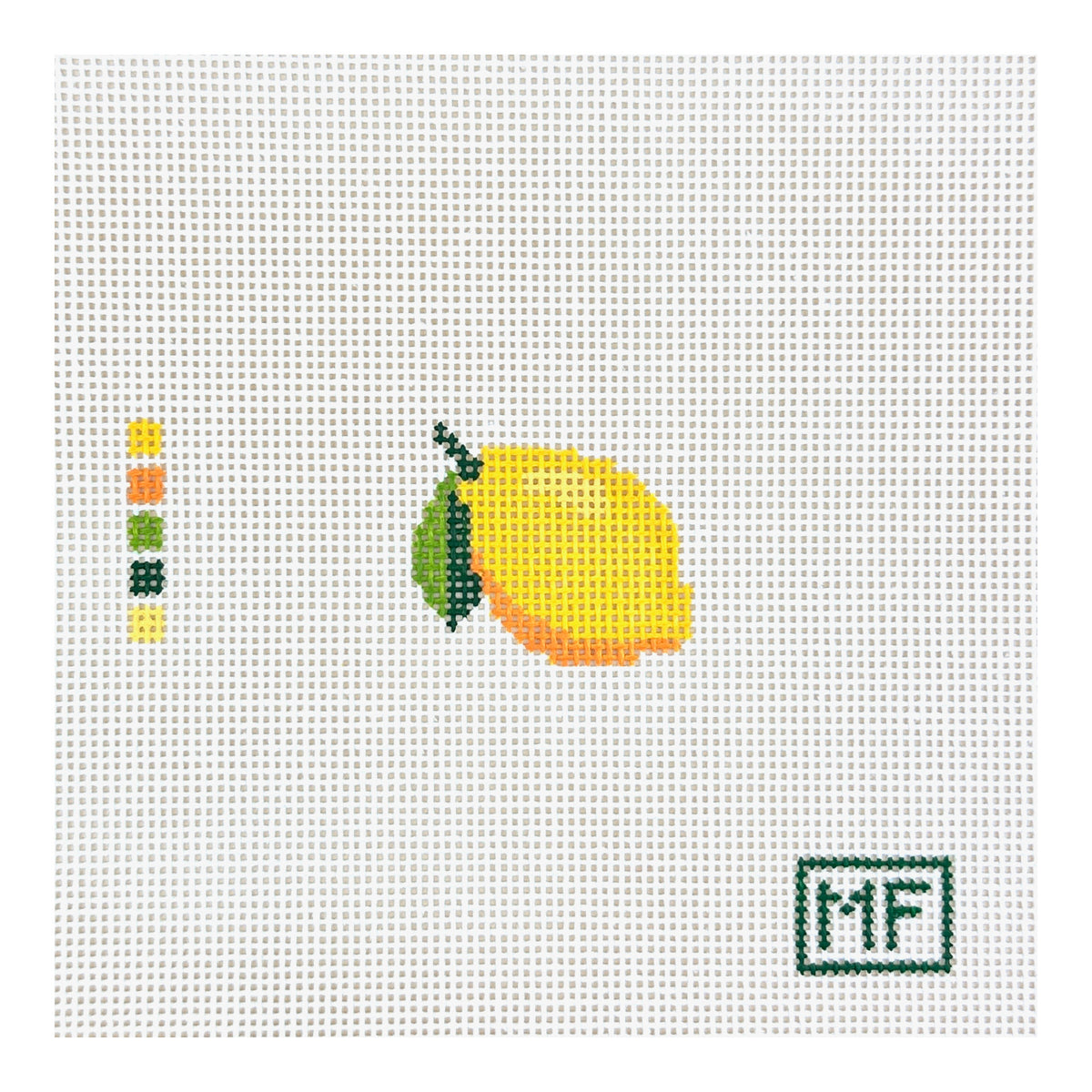 MF Needlepoint Mini Lemon Needlepoint Canvas