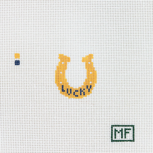 MF Needlepoint Mini Lucky Horseshoe Needlepoint Canvas