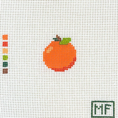 MF Needlepoint Mini Orange Needlepoint Canvas