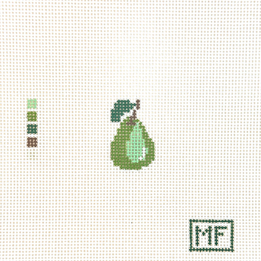 MF Needlepoint Mini Pear Needlepoint Canvas