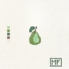 MF Needlepoint Mini Pear Needlepoint Canvas