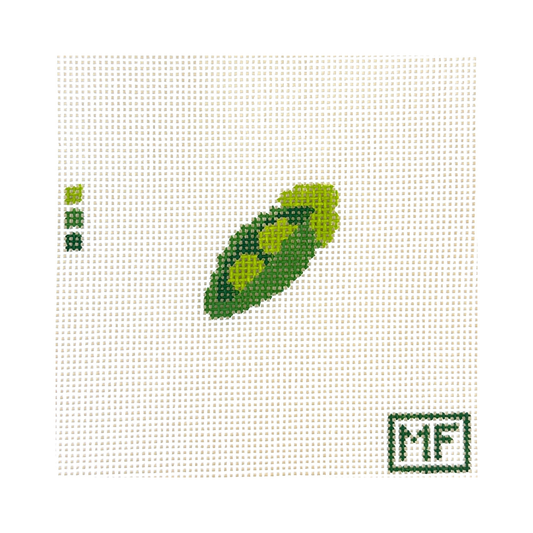 MF Needlepoint Mini Peas in a Pod Needlepoint Canvas