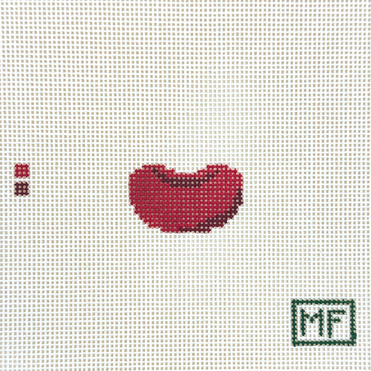 MF Needlepoint Mini Red Bean Needlepoint Canvas