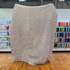 Mid Century Vintage Bear Paw Pinwheel Quilt