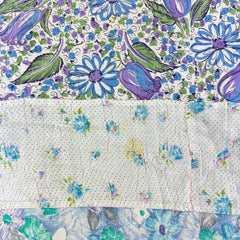 Mid Century Vintage Quirky Mix Patchwork Quilt