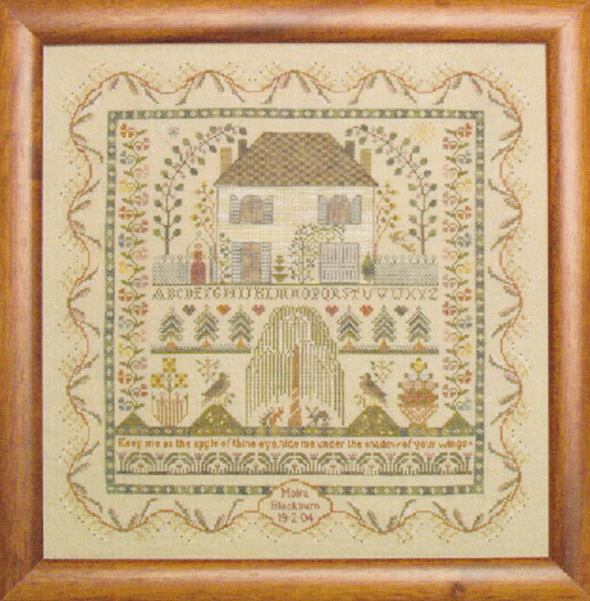 Moira Blackburn Samplers Keep Me Cross Stitch Pattern
