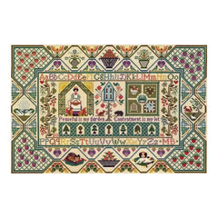 Moira Blackburn Samplers Peaceful Garden Sampler Cross Stitch Pattern