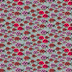 Monika Forsberg The City of Dreams Old Street Cotton Fabric - Ivory