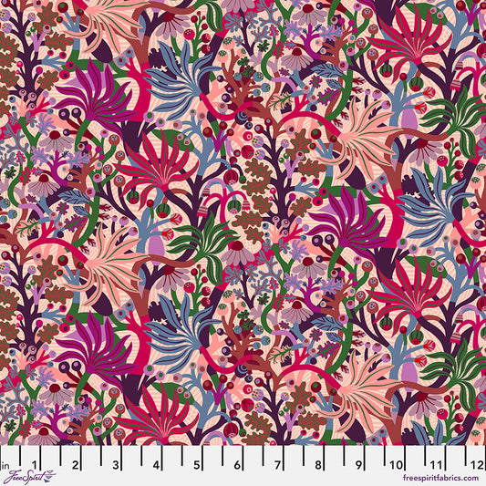 Monika Forsberg The City of Dreams Parkland Walk Cotton Fabric - Multi