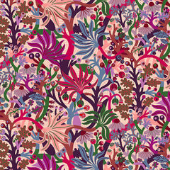 Monika Forsberg The City of Dreams Parkland Walk Cotton Fabric - Multi