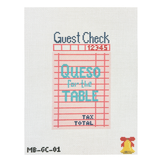 Mopsey Designs Ma Belle Queso for the Table Needlepoint Canvas